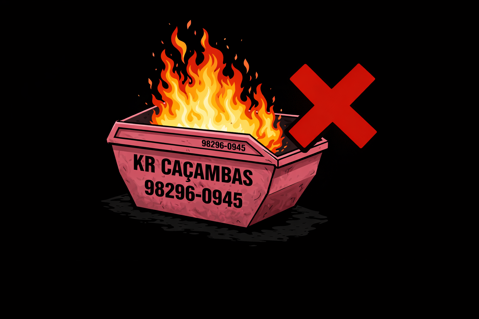 Orientação para preservar a caçamba